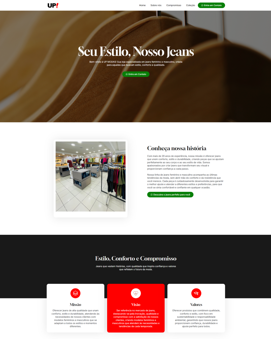 Criação de sites profissionais para empresas