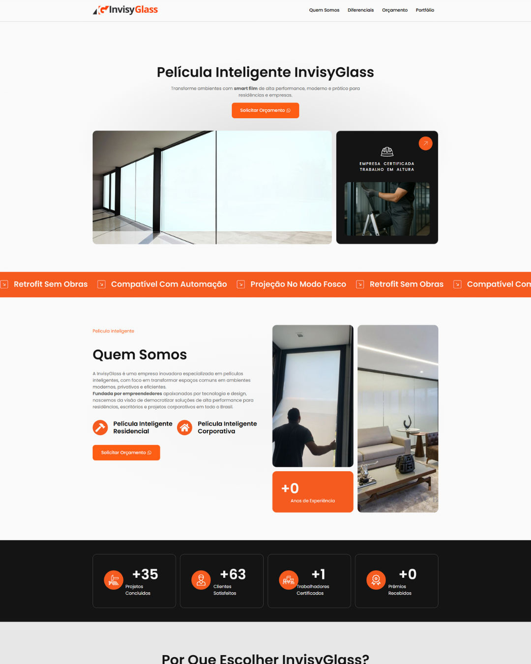 Criação de sites profissionais para empresas